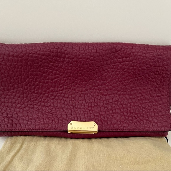 💯 Authentic Burberry Leather Shoulder bag/Clutch - Picture 16 of 16